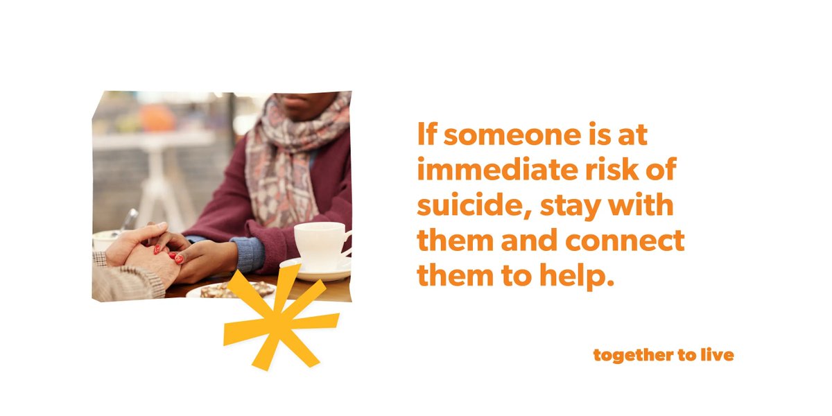 Acute warning signs indicate immediate suicide risk and may include someone threatening suicide, talking about wanting to die or looking for ways to die. If someone exhibits these signs, connect them to the crisis line. In Canada, 1-833-456-4566. buff.ly/2UVUPaD