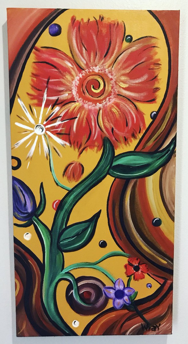 This painting reminds me of a time when I lived in El Paso, Texas. 24x36 Acrylic on gallery wrapped canvas. #art #hope #love #beauty