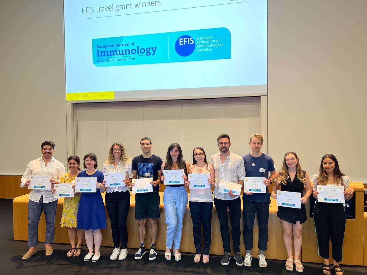 syis_ecr's tweet photo. 💫🎉 Congrats to @lutherfabian_, Rory Doolan and @MariolinaBruno for best talk, best flash talk and best poster at the 2nd #SYIS Annual Symposium!! 

💫🎉 Congratulations to the winners of the @EFIS_Immunology travel grant. https://t.co/Sqy7GWLiZU