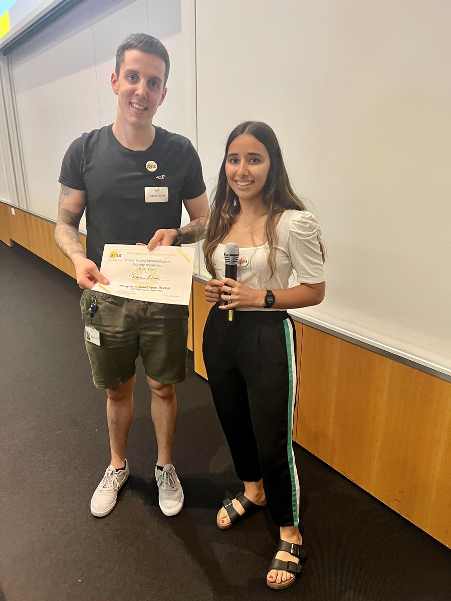syis_ecr's tweet photo. 💫🎉 Congrats to @lutherfabian_, Rory Doolan and @MariolinaBruno for best talk, best flash talk and best poster at the 2nd #SYIS Annual Symposium!! 

💫🎉 Congratulations to the winners of the @EFIS_Immunology travel grant. https://t.co/Sqy7GWLiZU