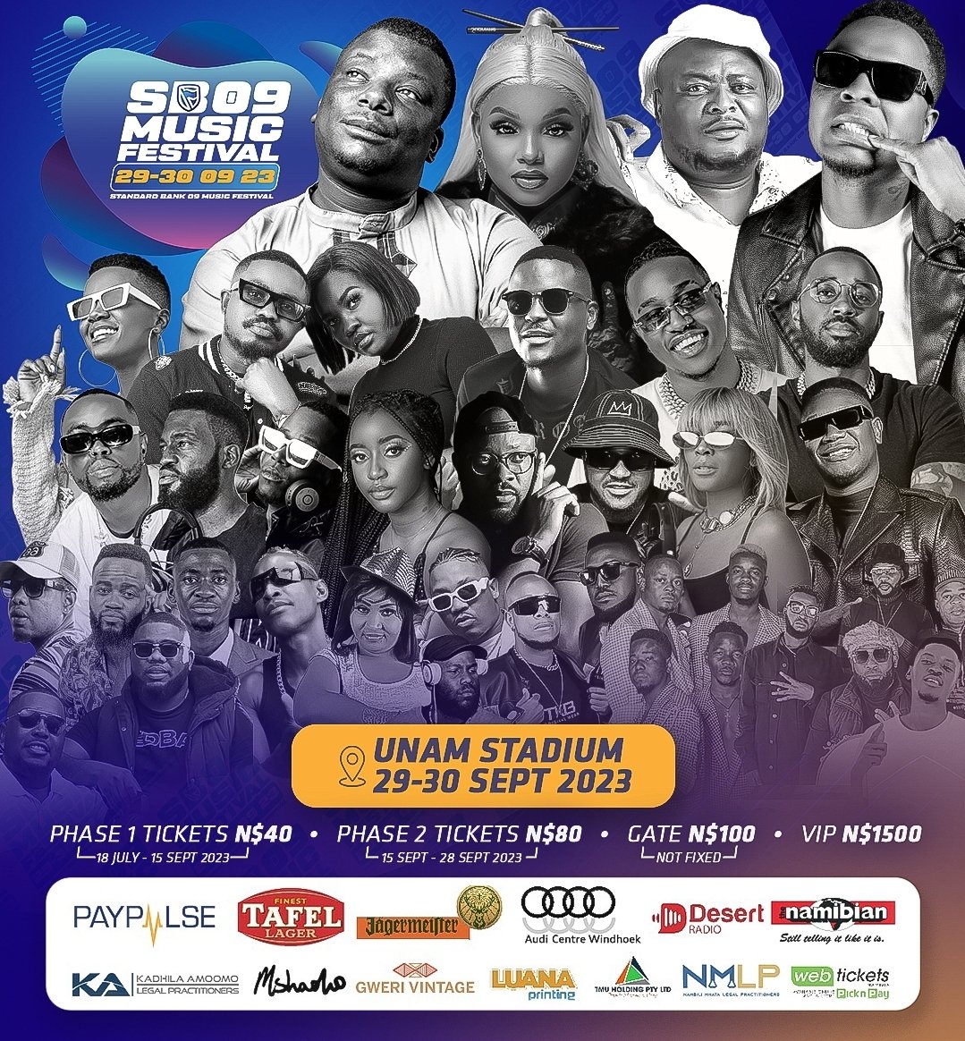KTD (@kingteedee3545) on Twitter photo THERE at UNAM STADIUM FROM 29 TO 30 SEPTEMBER. POWERED BY <a href="/StandardBankNa/">Standard Bank Namibia</a> <a href="/TafelLagerBeer/">Tafel Lager</a> THERE at UNAM STADIUM FROM 29 TO 30 SEPTEMBER. POWERED BY <a href="/StandardBankNa/">Standard Bank Namibia</a> <a href="/TafelLagerBeer/">Tafel Lager</a>