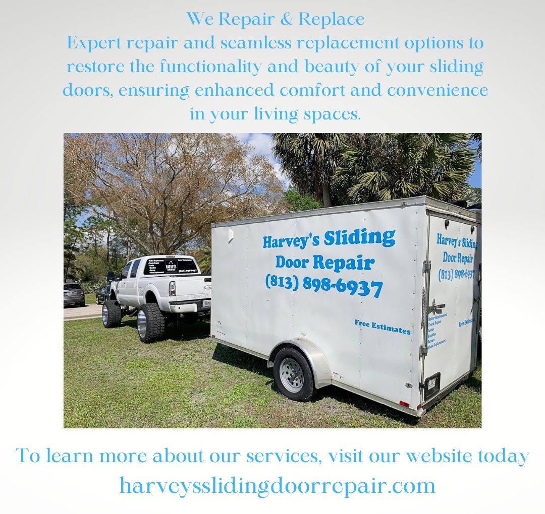 Discover all the services Harvey's Sliding Door Repair offers and see why our customers rely on us for their sliding door solutions. Say goodbye to being stuck and hello to smooth sliding!
#HarveysSlidingDoorRepair
#SmoothSliding
#DoorExperts