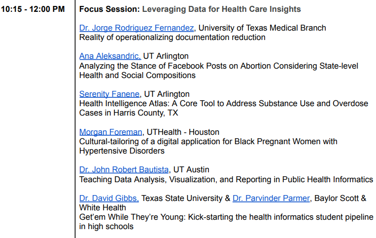 jr_bautista_15's tweet photo. I have 2 presentations in #THIA23 #THIA2023 at @UTHealthHouston in Sep.
I will talk about teaching #PowerBI data visualization in #PublicHealthInformatics while the poster presentation will be led by @UTiSchool @UTAustin #HealthInformaticsOrganization president Rakshita Kota. https://t.co/nffUdPrhem