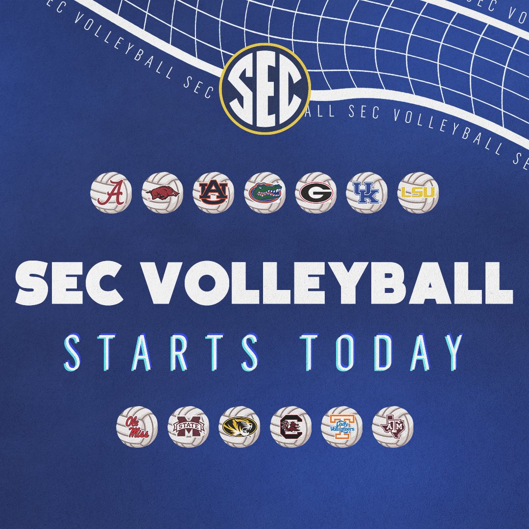 SEC's tweet photo. Time to serve! 🏐

#SECVB x #ItJustMeansMore https://t.co/pj86bSSR02