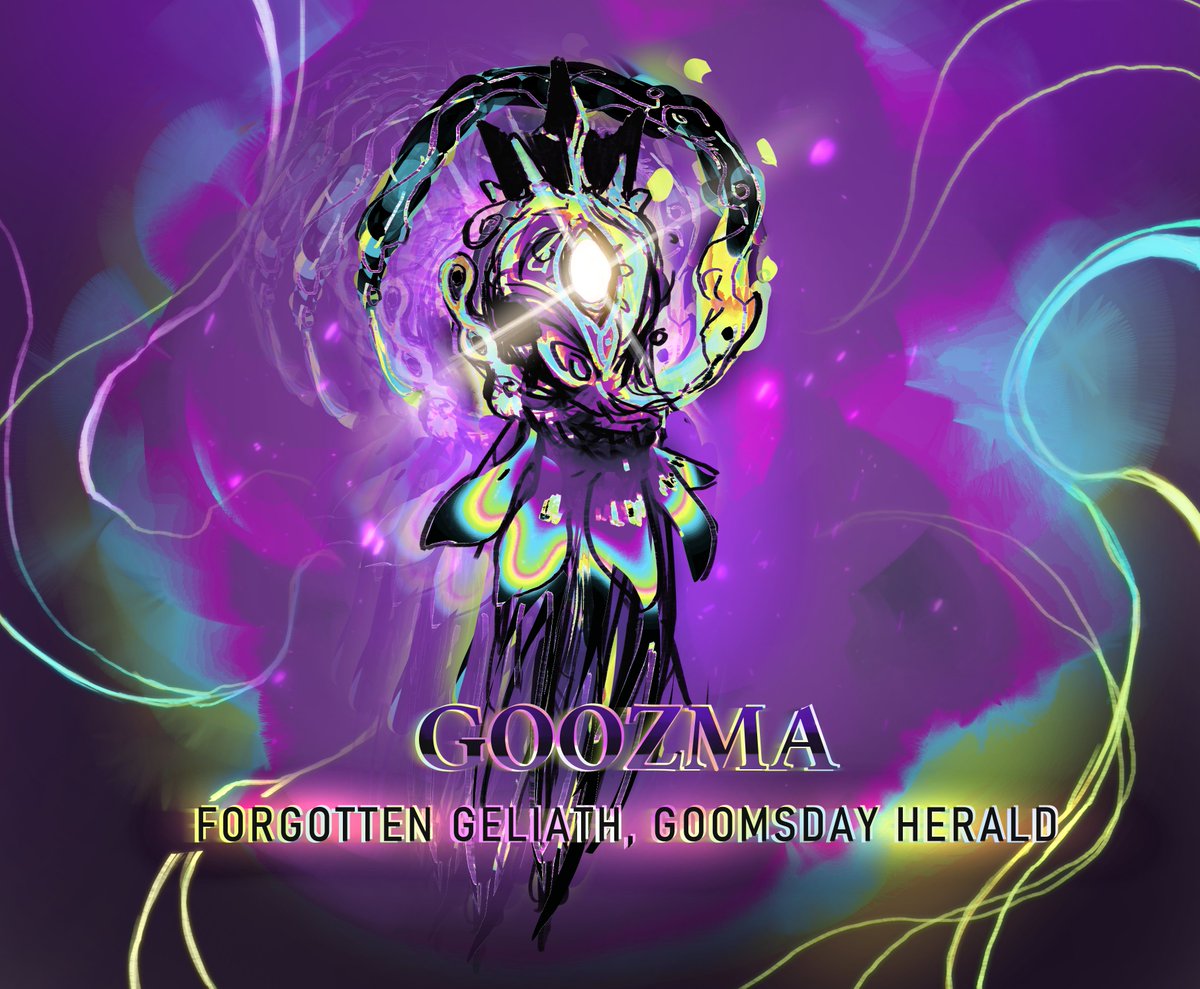 IbanPlays's tweet photo. Concept art for GOOZMA, from a real fake #terraria #calamitymod addon. After a few fun weeks of gaslighting, it's finally released!🤩

The event horizon of all things slimy, with drip only attainable through holographic gradient map #conceptart https://t.co/DYw3kJL4wH