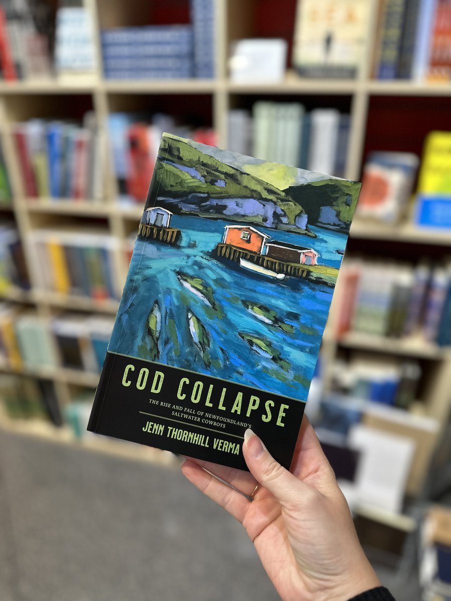 JenniferYVerma's tweet photo. Just stopped by @TheRooms_NL in St. John’s NL and signed copies of my book #CodCollapse about the east coast cod fishery collapse - cc @NimbusPub @kings_mfa https://t.co/2YRzvfHCpx