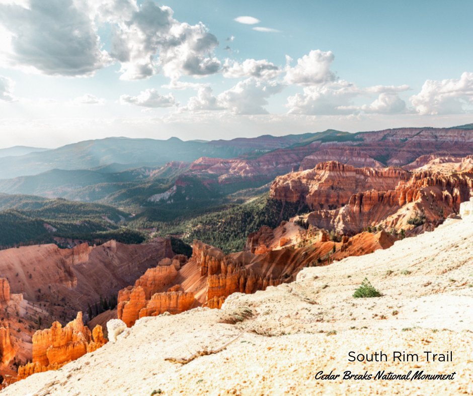 VisitCedarCity's tweet image. Here are our suggestions for 3 trails to check out in Cedar City!
📷 Thor's Hideout/Lookout Trail: A moderately difficult 3.6-mile trail 
📷 South Rim Trail: A  moderately difficult 5-mile trail.
📷 Cascade Falls Trail: An easy 1.2-mile trail.
#TrailTuesday #VisitCedarCity