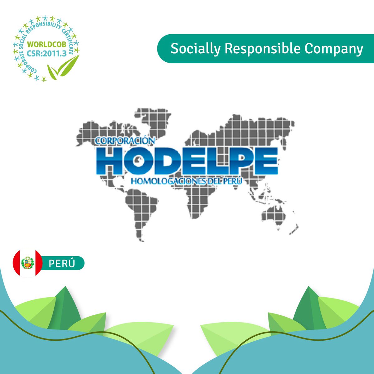WORLDCOB's tweet photo. 🥳Congratulations to the company CORPORACIÓN HODELPE  from Peru  for being successfully certified this August 22 throught the #WORLDCOB RSE 2011.3 standard.

Don't forget that your company can also obtain this certification🤩💚

More information 👉🏻https://t.co/rcq8palDey https://t.co/g48G9hWPtV