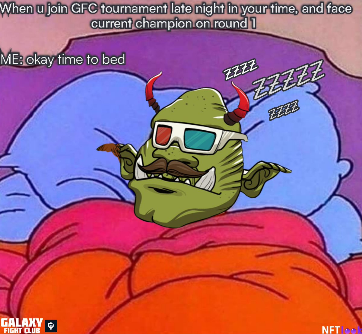 CrisCrossX27's tweet photo. Photo is just a meme.. Read it first🤣
want a consistent bi-week tournament?? join @GalaxyFight_NFT with a juicy prizes$$$😛
And credits for editor tools @nft_look!
#nft #GFC #p2egame #NFTlook https://t.co/yMCwtiQGPL
