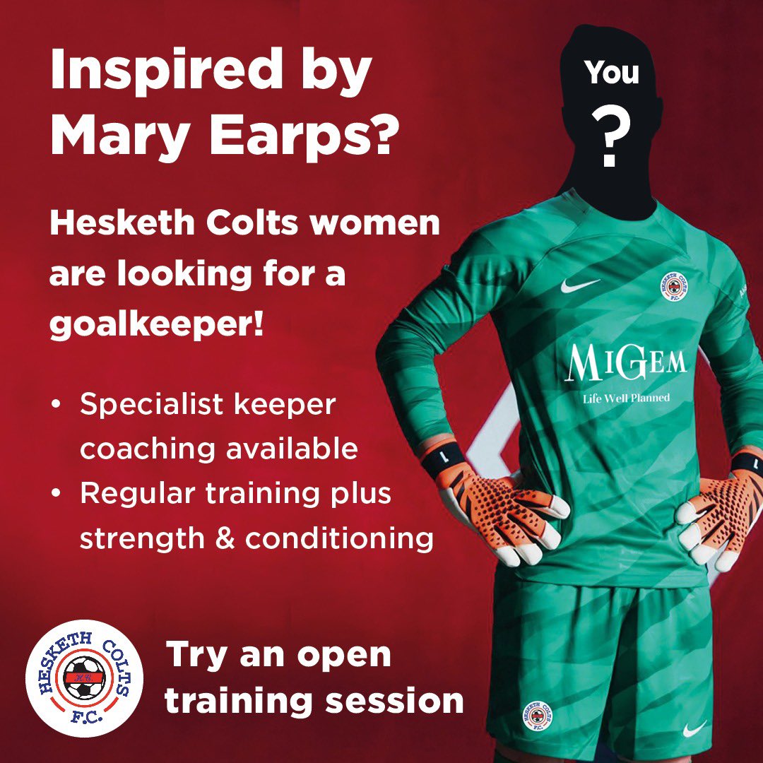 Fancy your chances between the sticks for us this season? Get in touch and come to an open training session ⚽️ #UTC #LWYFL #womensfootball
