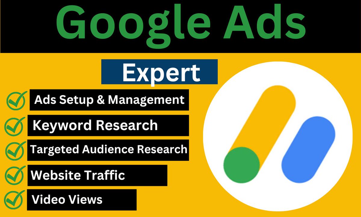 Google Ads Campagin
✔️Google Ads &amp; PPC Campaign
✔️ YouTube Ads
✔️ Google Display Campaign
✔️ Google Discovery Campaign
✔️ Facebook Ads Campaign
✔️ Facebook Collection Ads
✔️ Instagram Ads
✔️ TikTok Ad
✔️ LinkedIn Ads
#googleads #adsense #adsexpert #adscampagin