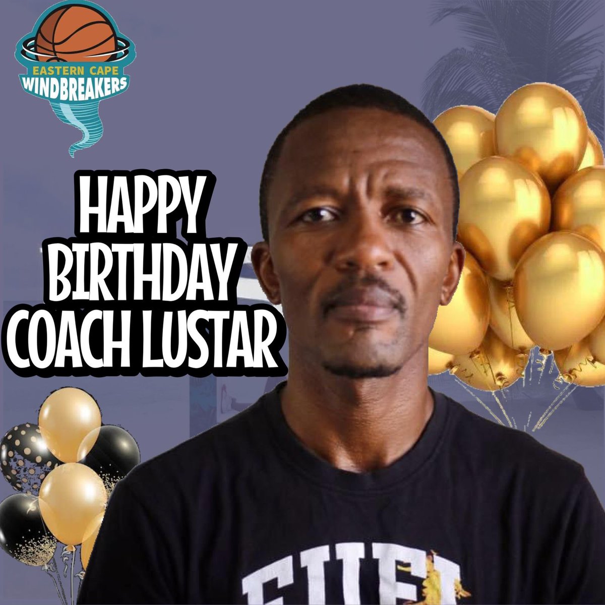 WindbreakersEC's tweet photo. Happy Birthday 🥳 Coach @LustarKay wishing you a great 🎂 day 💯 #OneTeamOneDream 🏀 #Windbreakers🌪️ https://t.co/QEGckqn8QK