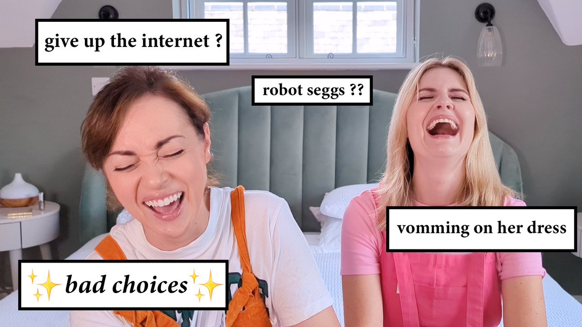 🎥 Lez Confess - Bad Choices Edition! ▶️ youtu.be/goQxL7lauVQ She just has SO MANY stories, even now I'm SHOOK by them! 🤣