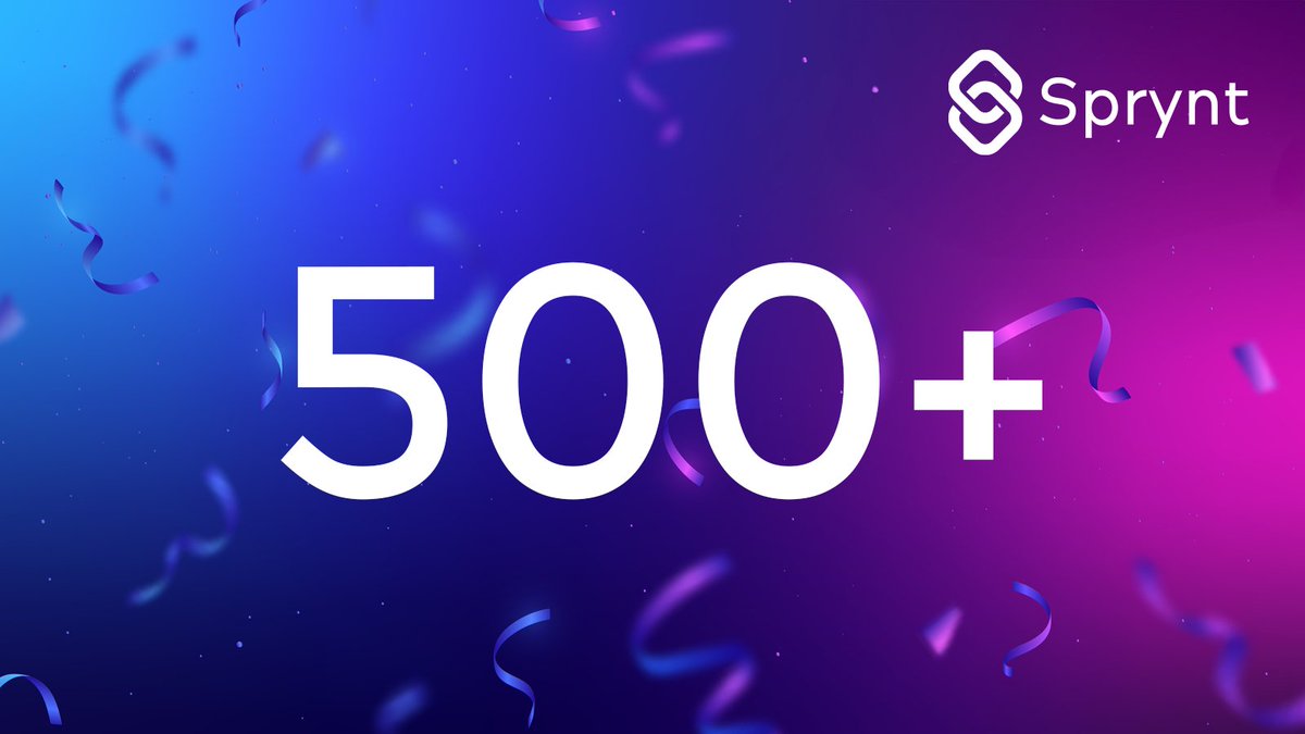 We're thrilled to announce that we have just reached an important milestone - 500 ACTIVE users in our Open Beta and counting! 🥳 A huge THANK YOU to our amazing community for spreading the word & making this possible. Your trust & support inspires us to innovate and develop even…