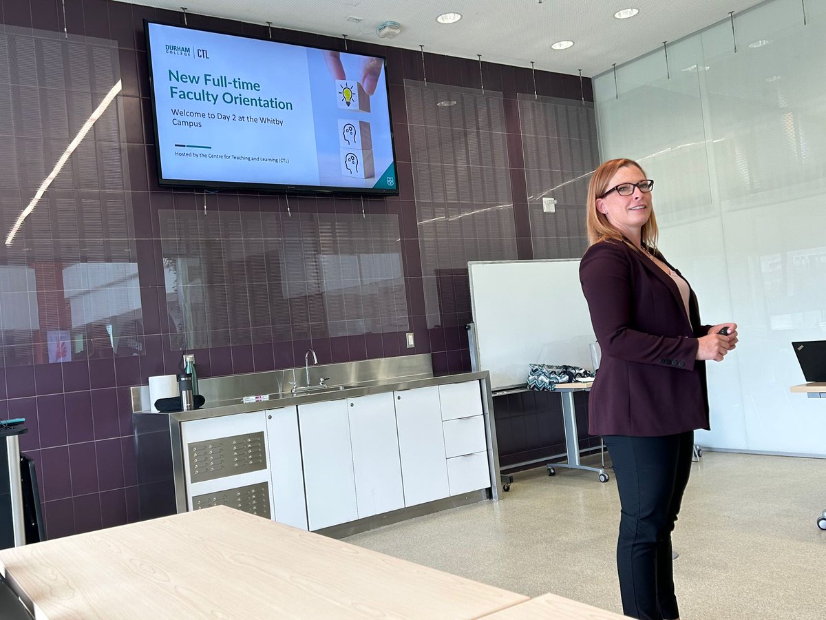 It's Day 2 of #facultyOrientation for our new full-time faculty members at DC. Today we're at the Whitby campus learning all we can ahead of the Fall semester. Also, shout out to <a href="/durhamcollege/">Durham College</a>'s very own @Bistro_67 for providing lunch today! #DCProud #LeadingTheWay