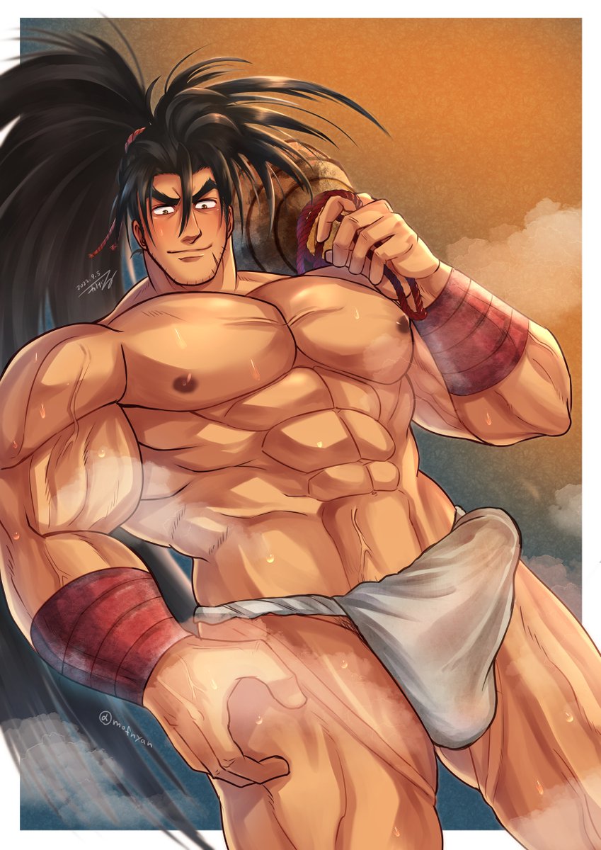 mofnyan's tweet photo. I love Fundoshi https://t.co/g61yf7Fb9z