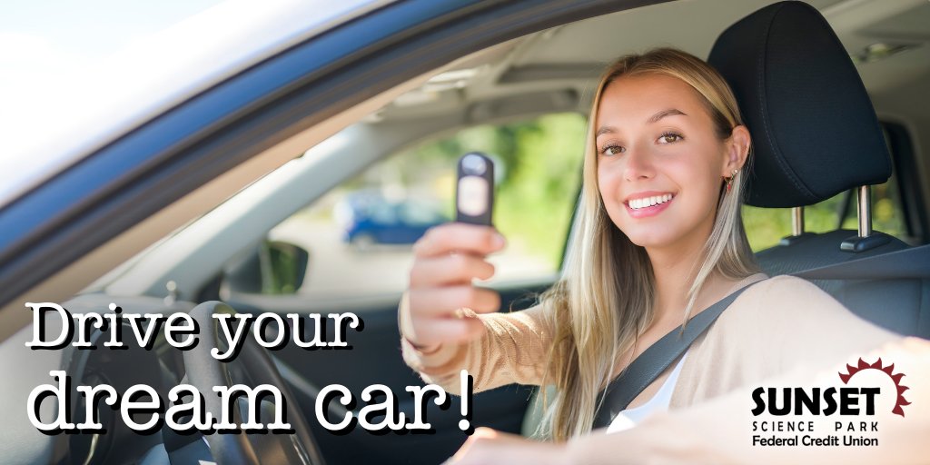 SunsetCU's tweet image. Drive your dream car with Sunset Science Park FCU's Auto Loans! 🚗💸 Get competitive rates and flexible terms. 💙

Apply now and hit the road: bit.ly/3B1a959 

#SimpleToSwitch
#KeepPortlandWeird