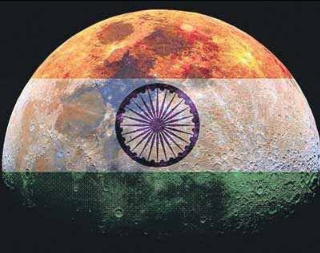 #Chandrayaan3.. Thank You @isro for 'INDIANISING' the south pole of the Moon and Inspiring a generation to believe that 'Nothing is Impossible'... SALUTE... 🙏