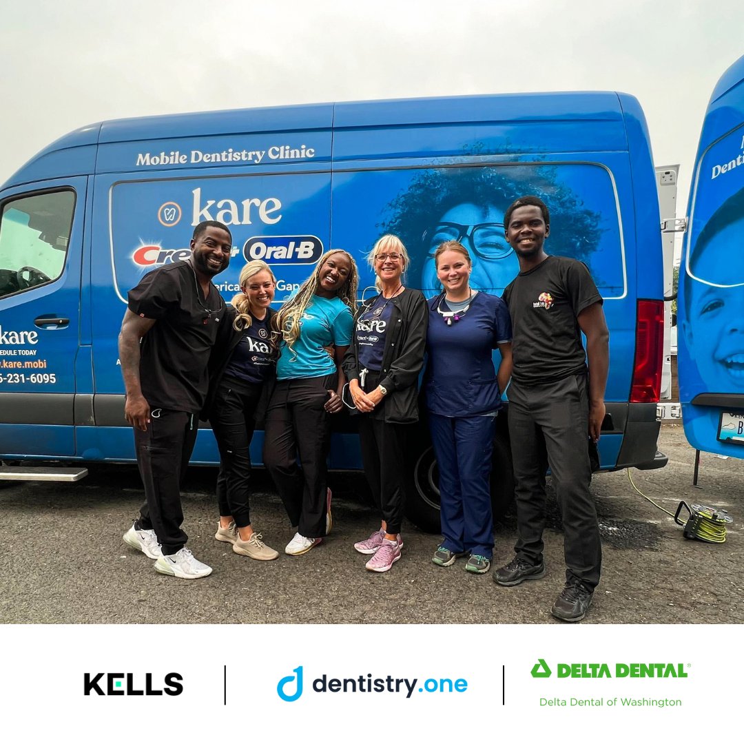 dentistry_one's tweet photo. In collaboration with @deltadentalWA and @kellsdentalai, @dentistry_one supported Kare Mobile's “Kare for Spokane” program and brought care to families at the Family Promise of Spokane Emergency Family Shelter.

#KareForSpokane #OralCare #DentistryOne https://t.co/D88orExvAJ
