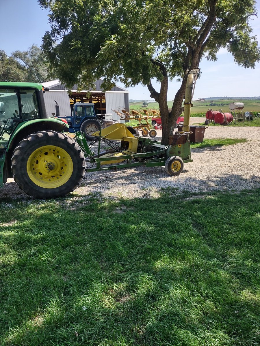This farm hasn't seen a chopper on it since my Grandpa got killed in 1963. But $1500 later here we are