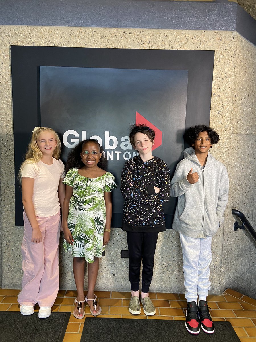 Today is a special day at Global Edmonton as we welcome 4 guests from the Kids with Cancer Society to be Global News Reporters for the day.    Be sure to watch Global News at 5 & 6 tonight for their story.