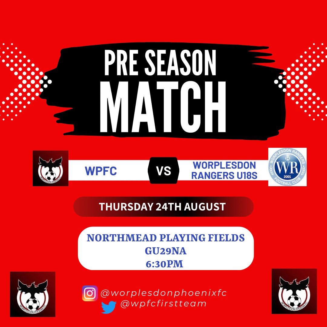 PRESEASON FRIENDLY GAME 7 More minutes in the tank last night, thanks to @OfficialCranes Res for the eventful game as always. Tomorrow we host our local youth Club 🆚 @WRFC_Club U18’s 📅 24/08/23 ⏰ 6.30pm 🏟 Northmead Playing Fields 📍 GU2 9NA 🔴⚫️🔵⚫️👊 #UTP #preseason