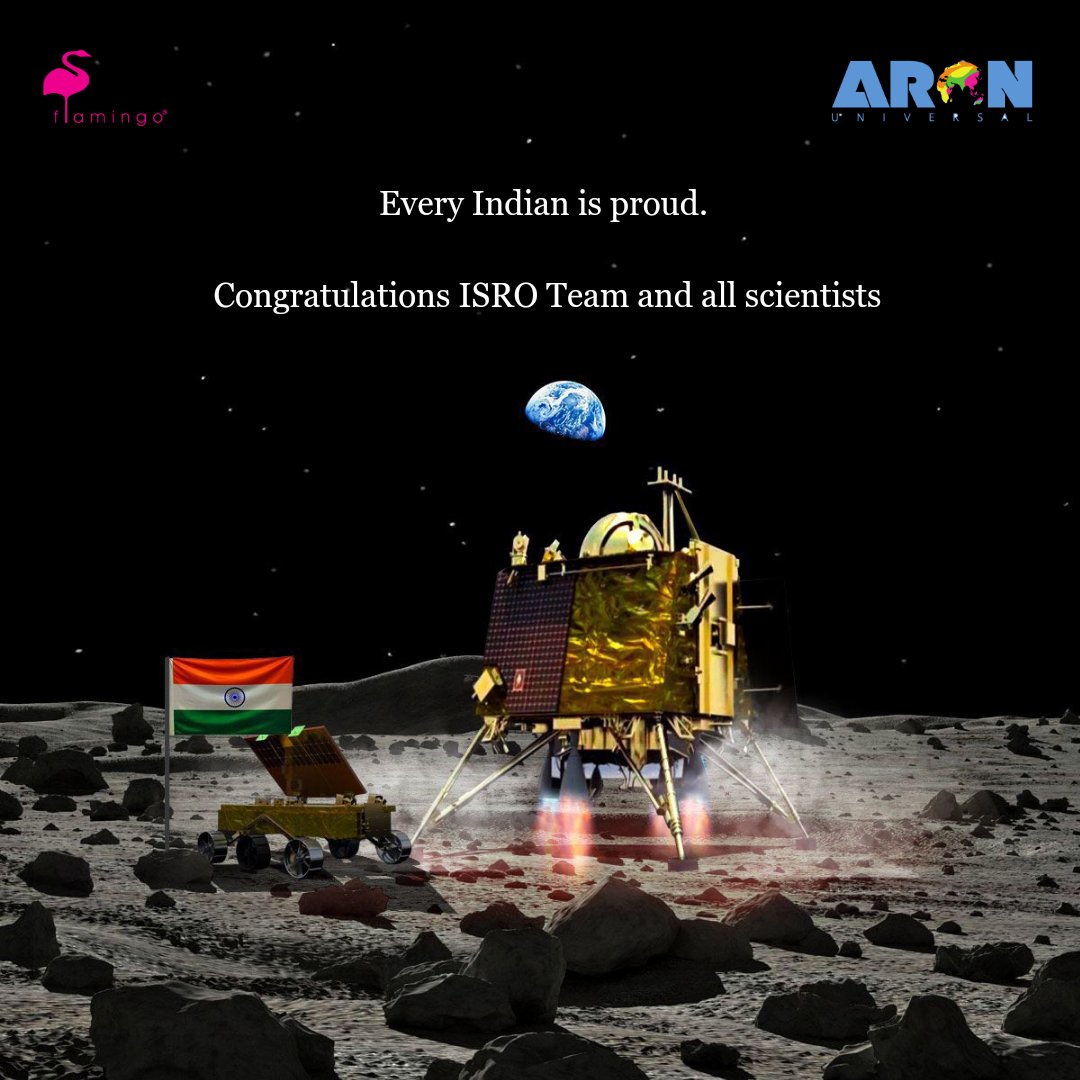 Proud on this glorious journey of the Indian Space Program.

Congratulations and best wishes to all scientists and countrymen.

Jaihind 🇮🇳

#chandrayaan3mission #Chandrayaan3