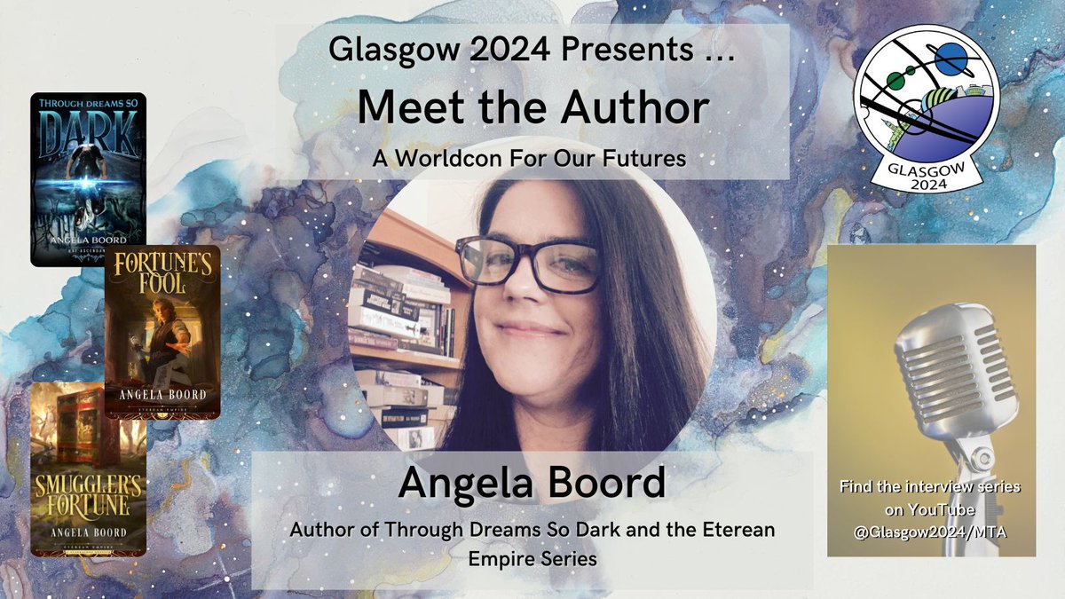 AM Justice, Glasgow2024 WorldCon Volunteer (@amjusticewrites) on Twitter photo Hey, check out my interview with one of my fav #fantasy authors, <a href="/Angelaboord/">Angela Boord is writing epic fantasy!</a>, for <a href="/Glasgowin2024/">Glasgow 2024, A Worldcon For Our Futures</a>! We had such a great time discussing her awesome work and Gulflandia!
#glasgow2024 #fantasybooks
youtube.com/watch?v=anLLOb… Hey, check out my interview with one of my fav #fantasy authors, <a href="/Angelaboord/">Angela Boord is writing epic fantasy!</a>, for <a href="/Glasgowin2024/">Glasgow 2024, A Worldcon For Our Futures</a>! We had such a great time discussing her awesome work and Gulflandia!
#glasgow2024 #fantasybooks
youtube.com/watch?v=anLLOb…