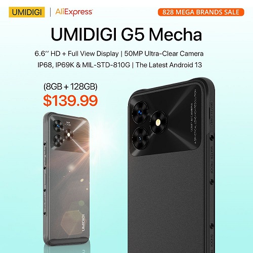 [2023 NEW]UMIDIGI G5 Mecha Smartphone, Android 13 ,6.6 HD+