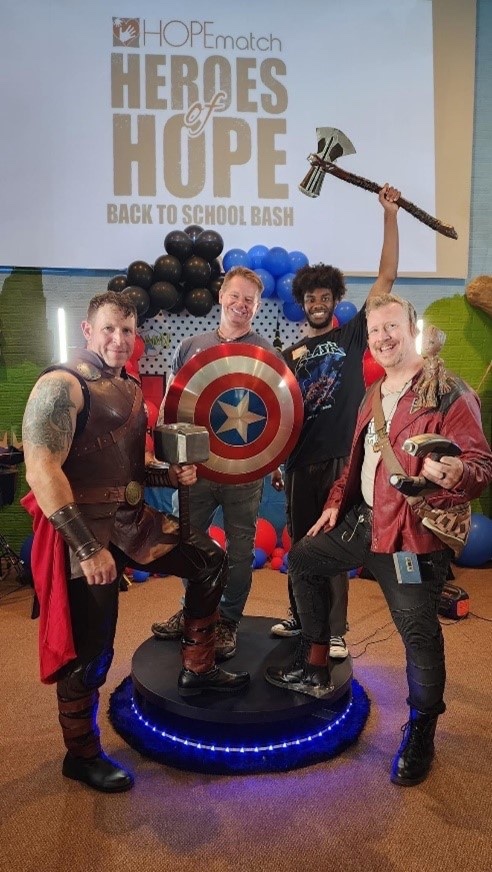 215Cavalry's tweet photo. SSG Leggett participated in community service on 13AUG23 in the Heroes for Hope Back to School Bash. The Hope match is a  non-profit organization that is based in Charlotte, North Carolina; founded to provide resources and financial aid to families in need. #heroesforhope https://t.co/rCZmzcTrXH