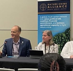 At the launch of the #naturecrimealliance today in Vancouver at the #GEFassembly2O23 WCS‘s @JoeWalston: Let’s not forget that the next #pandemic is likely to be caused by nature crime.”