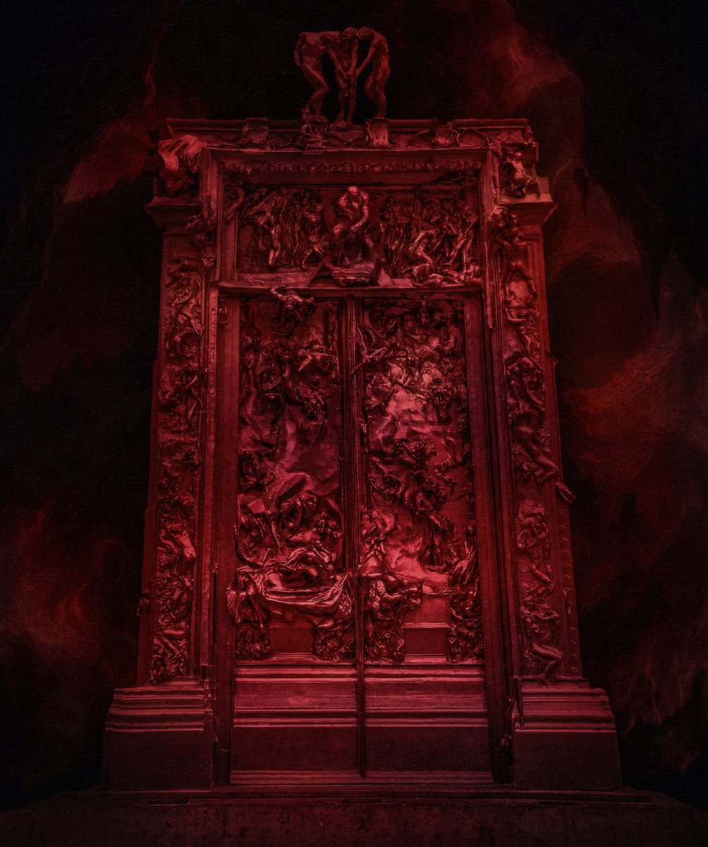 Por mi se va a la ciudad del pesar.
Por mi se va al dolor eterno.
Por mi se adentra uno entre los perdidos.
Abandonad toda esperanza quienes aquí entréis.
🚪🔥🔥🔥🔥🔥🔥🔥🔥🔥🔥🔥🔥🔥🔥🔥🔥
Atravesemos juntos las PUERTAS DEL INFIERNO en este endiablado hilo.🧵