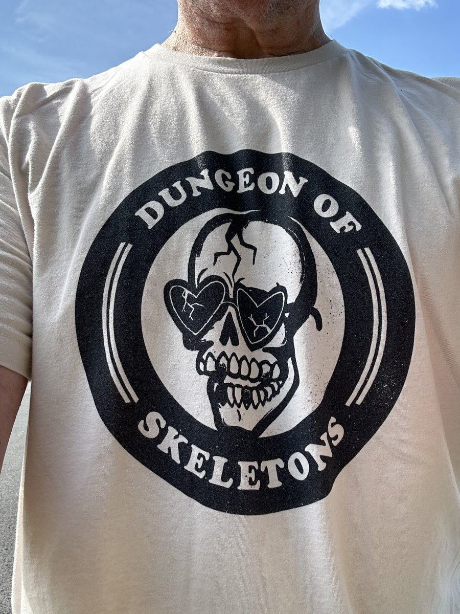 arthurbach521's tweet image. I gotta show some love for @dungeonofskelet, a great indie/power pop band from near Nashville that I’ve been enjoying for the past few months since I downloaded their debut album from @Bandcamp called Patterns.  Catchy as hell tunes and a super-cool logo! dungeonofskeletons.com