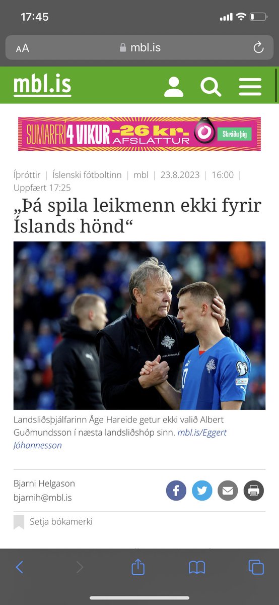 “En um leið og málin falla niður gerum við þá að fyrirliða” 🇮🇸⚽️ #húh #ksí #strákarnirokkar #gullkynslodin #fotboltinet <a href="/footballiceland/">Knattspyrnusambandið</a>