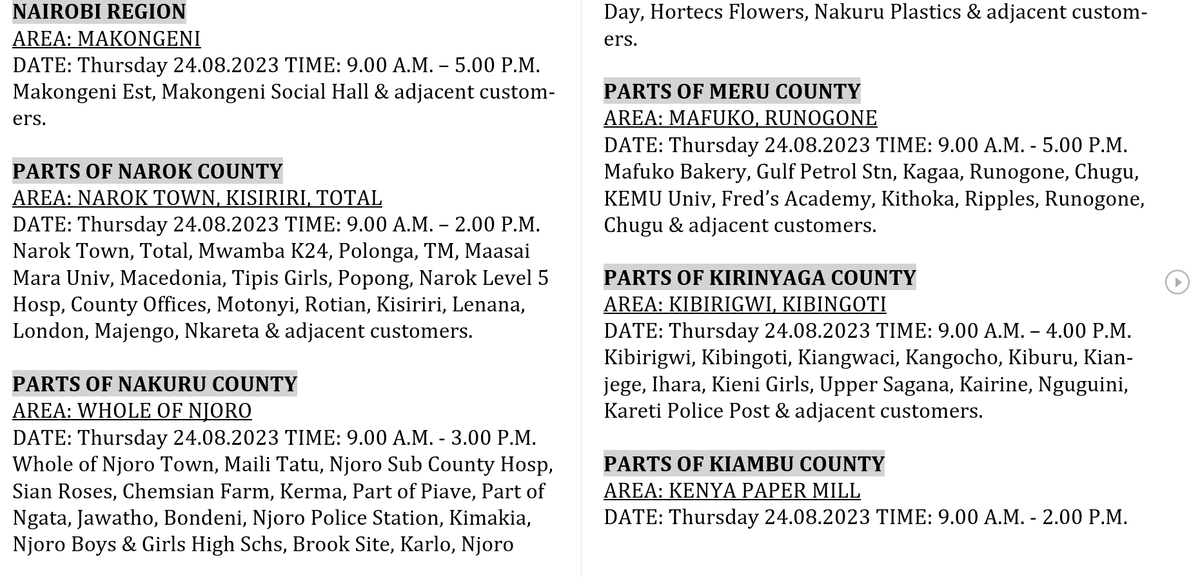 Kenya Power tweet media