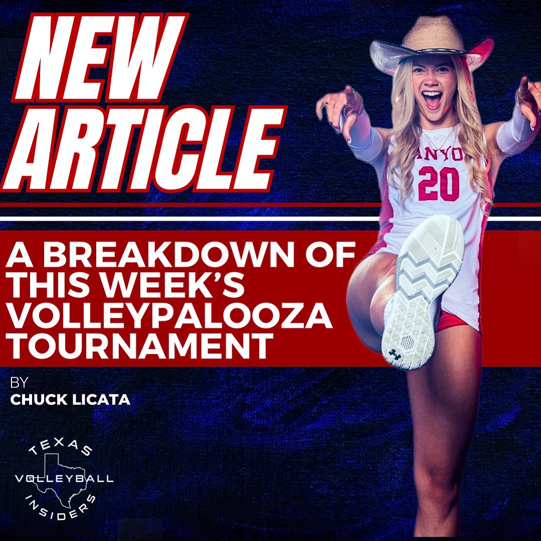 Another great article posted for TVI Subscribers! “A Breakdown of this week’s Volleypalooza Tournament” From Mr. Chuck Licata. Not a member? (texasvbi.com/membership). All “NEW” members will come with a complementary ATHLETE FOUNDRY lifetime Membership!!!!