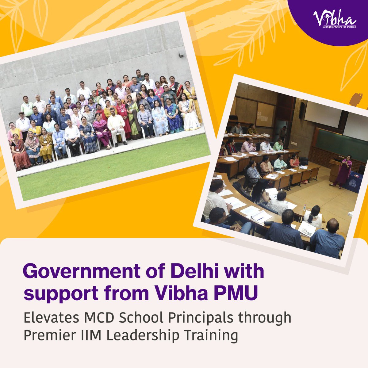 VibhaOfficial's tweet photo. Empowering Education💫MCD Mentor Teachers return, equipped with innovative methods and a vision to prepare young minds for the universe, not just the university. Supported by Government of Delhi with support from Vibha PMU🌟📚 #EmpowerEducation #MCDMentors #InnovativeLearning https://t.co/mu2xFbzUYA