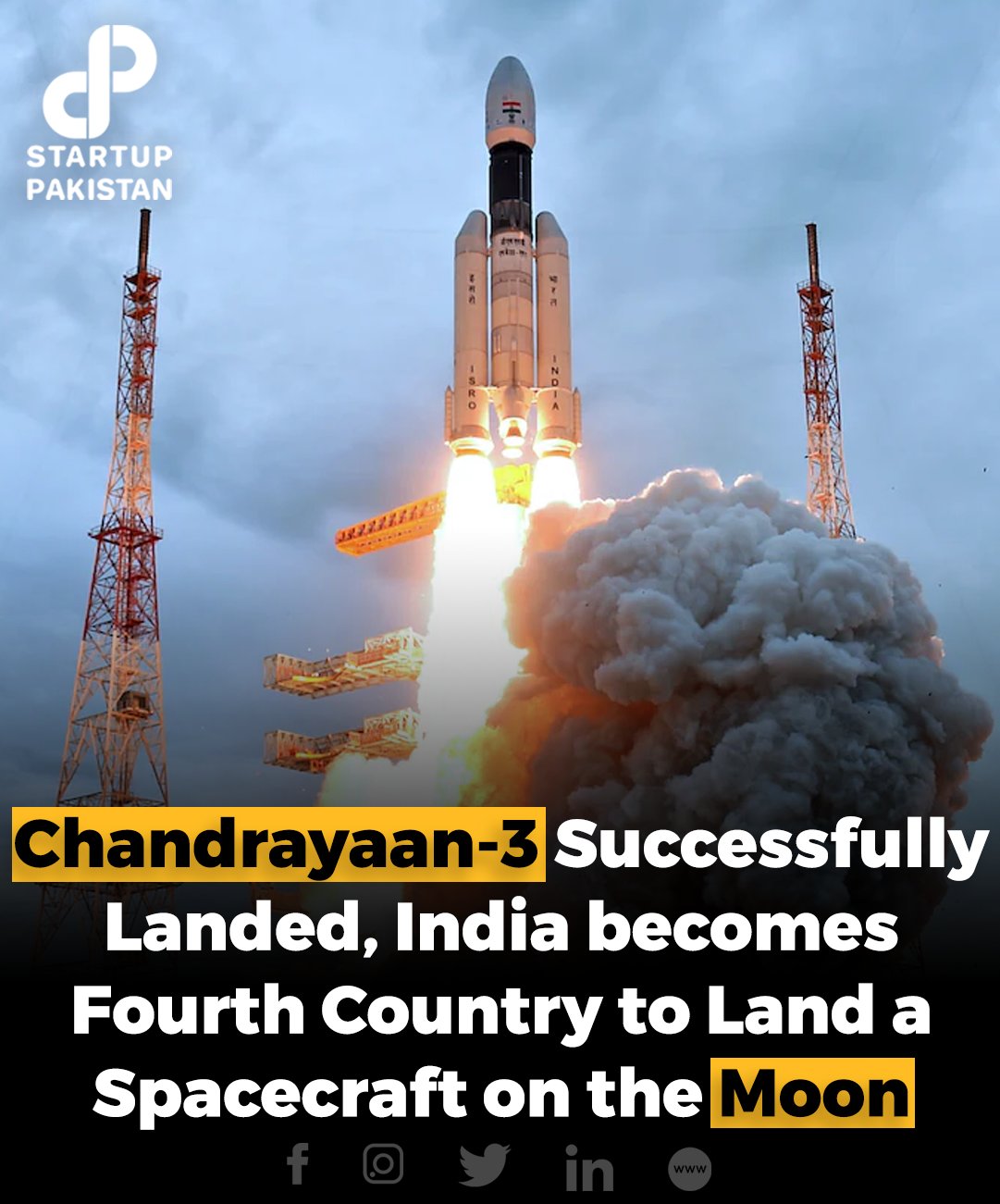 India becomes fourth country to land a spacecraft on the moon