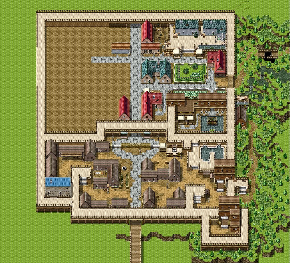 altertum_studio's tweet photo. ▼010:#ALTYNE 進捗報告
引き続きゲーム内で唯一の町を作成中です
少しずつ生活感出てきた様な気がします
フィールドを駆け抜けているだけで楽しかった
キングダムカム辺りから物凄く影響受けてます…!
今週中には町の外観は全て終わらせたいところ
#RPGツクール #ゲーム制作 https://t.co/az9929MtRq
