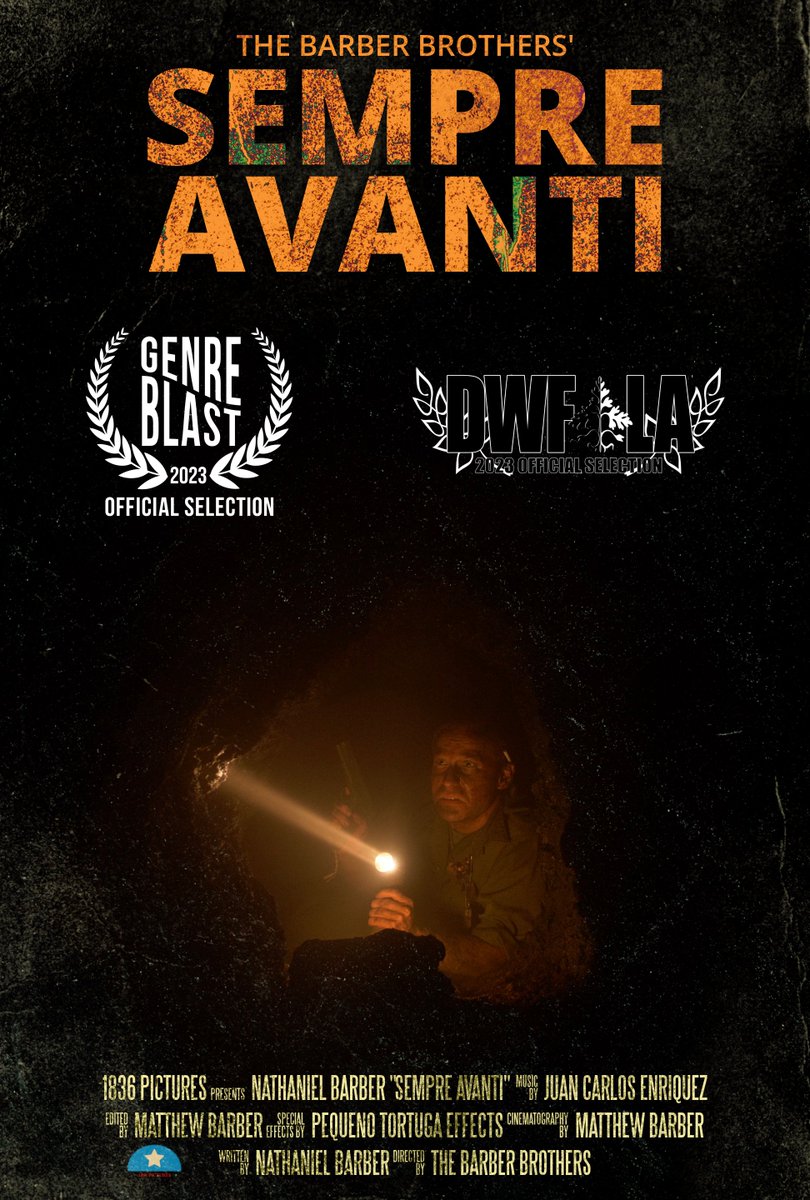 MBarberFilm's tweet photo. Excited to have both our Vietnam War horror short @sempremovie &amp; our micro horror short @ShelterHalfFilm screening this year @GenreBlast! #alltheflavors #HorrorFamily

https://t.co/k0DVfZgxZm https://t.co/J88f4zRqDh