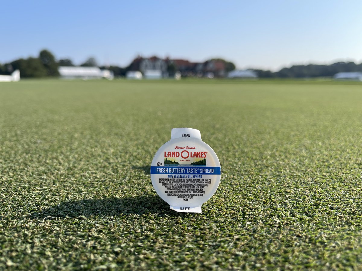 The greens at <a href="/eastlakegc/">East Lake Golf Club</a> are BUTTERY smoove for the <a href="/TOURChamp/">TOUR Championship</a> 🧈 

They better be.

$58 million dollar purse for the Top 30 players.

$18 million dollars for first.

Putts on Sunday are worth millions.

The crew has crushed it!

#CutlineIsKing at the home of Bobby Jones, baby!