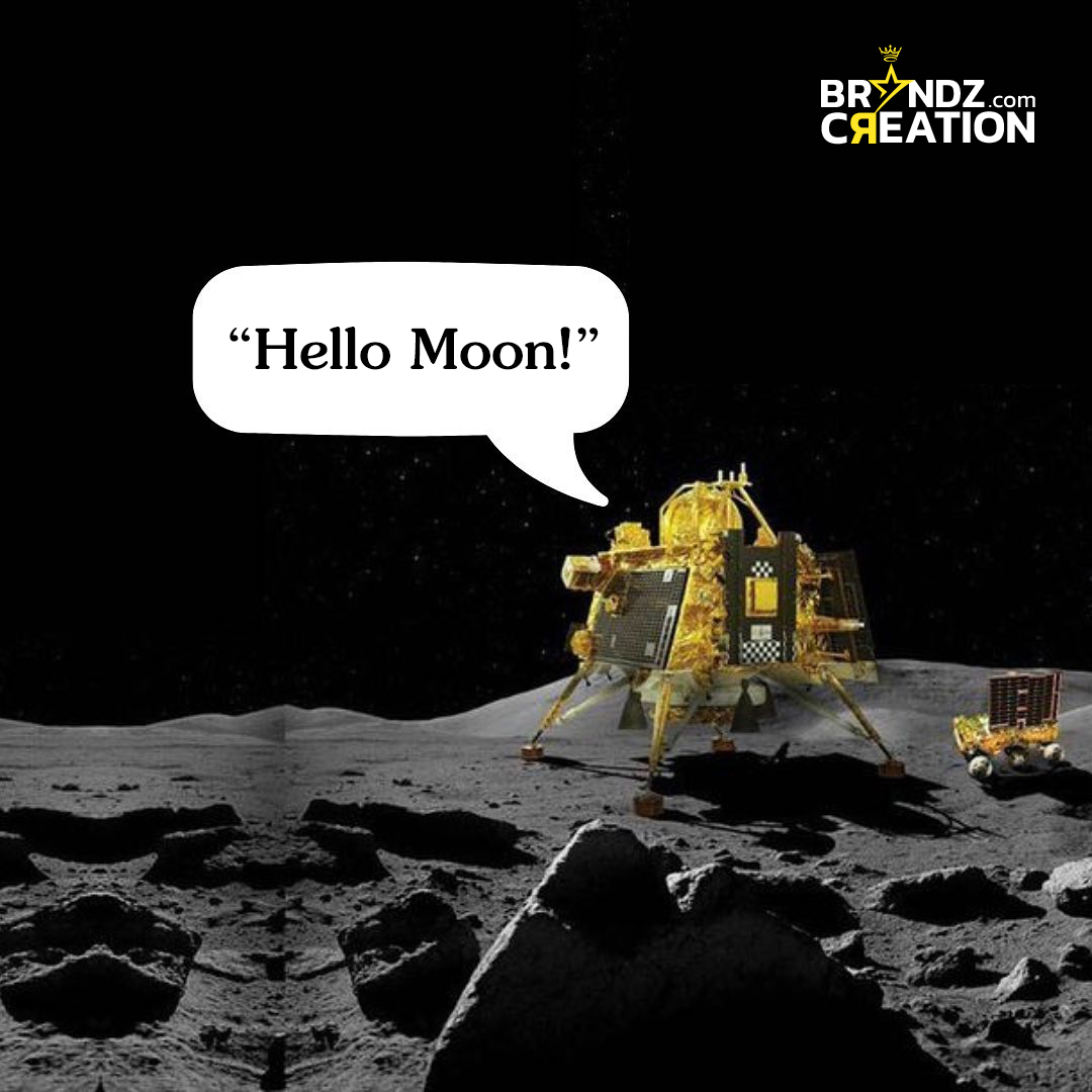 A Code Towards Indian Legacy has been Written! Jai Hind! Jai Bharat!

#brandzcreation #chandrayan #moonlanding #moon #chandrayan3 #chandrayaan3 #isro #moonlanding
