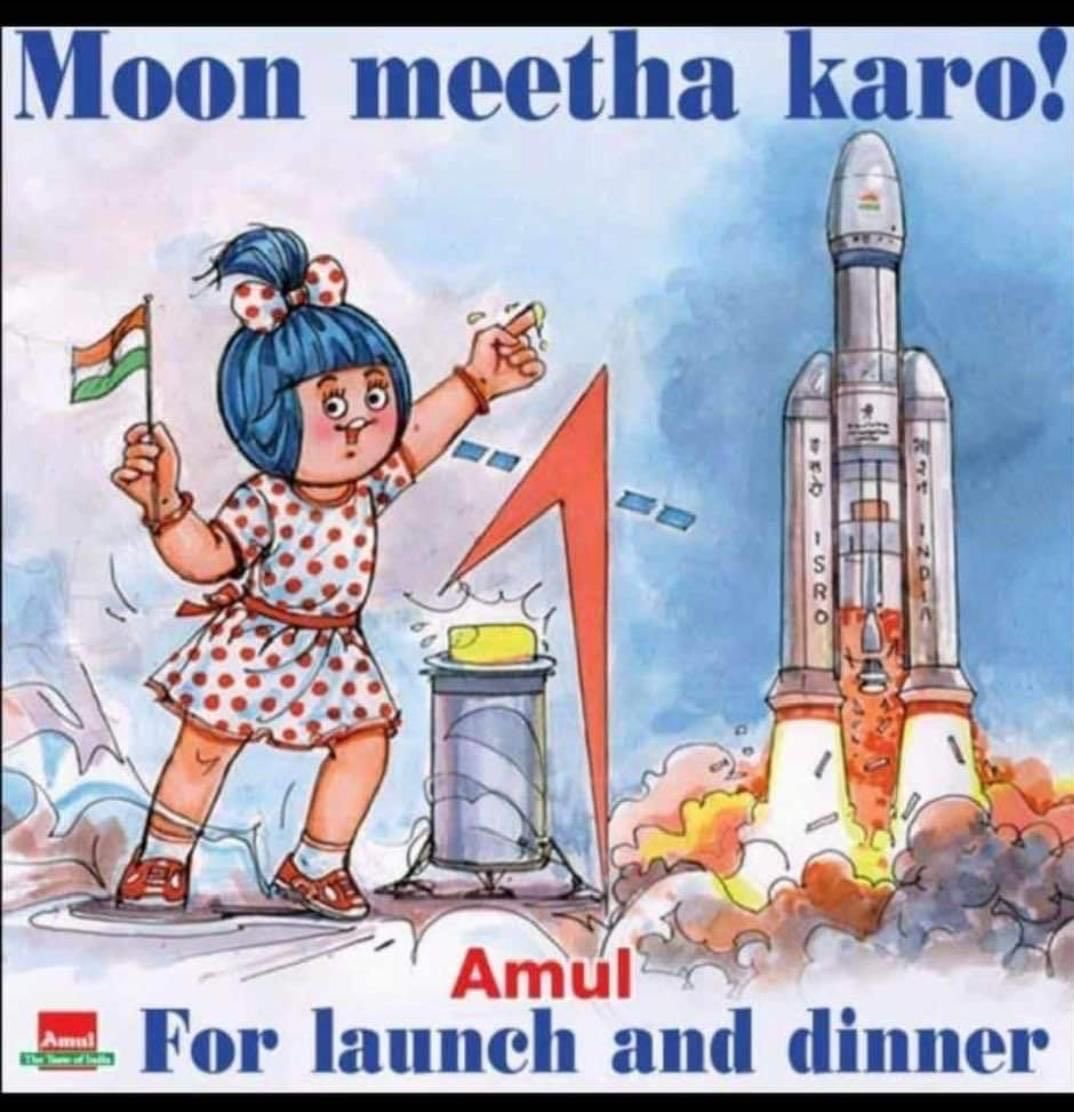 Amul first off the block!😊🇮🇳👍 Jai Hind!