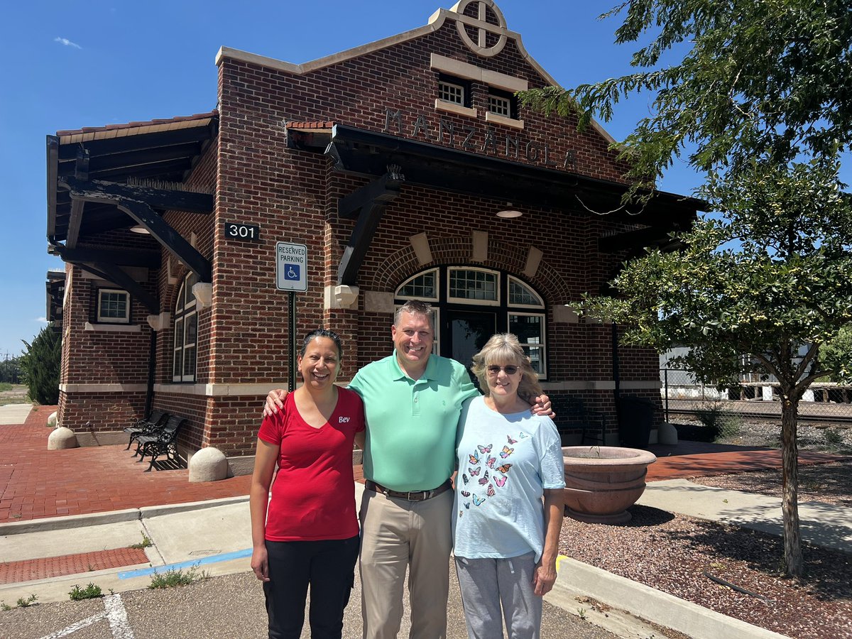 k_bomb's tweet photo. The best part of the job is visiting municipalities and thanking them for what they do and for being @CO_Municipal members. This trip: Fowler, Manzanola, Rocky Ford, Swink, Cheraw, Kim, Pritchett, Springfield, Campo, Walsh, and Two Buttes! #CMLOnTheRoad #100CML https://t.co/0caSc5qhkW