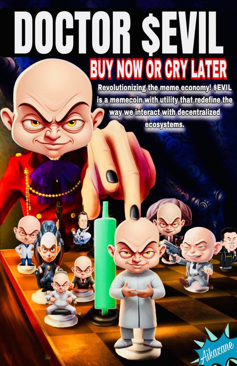 dollardollyy's tweet photo. @Yourpop8 GM, Pop! Itโs $EVIL ๐ #EVILinvasion #DoctorEvilToken @doctorevil_io https://t.co/0n7Sm2P2uq