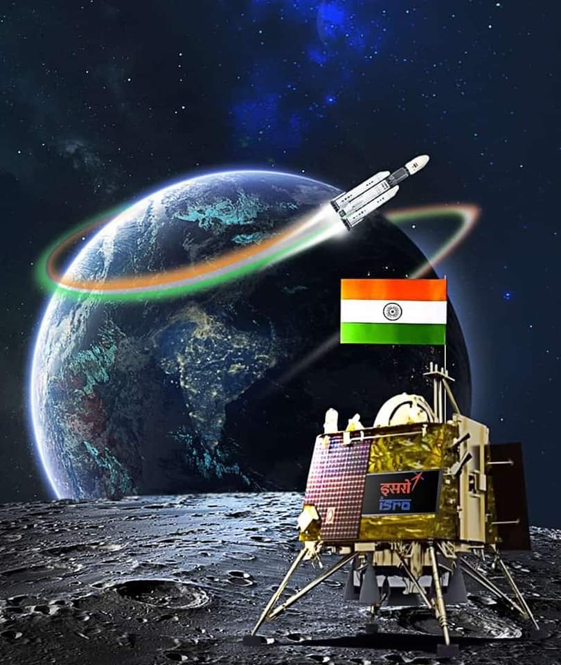 Historic and Proud moment for India !  🇮🇳

India is on the moon. Chandrayaan3 has touched down!

We are proud of you ISRO 🚀
#Chandrayaan3 #Chandrayaan3Landing