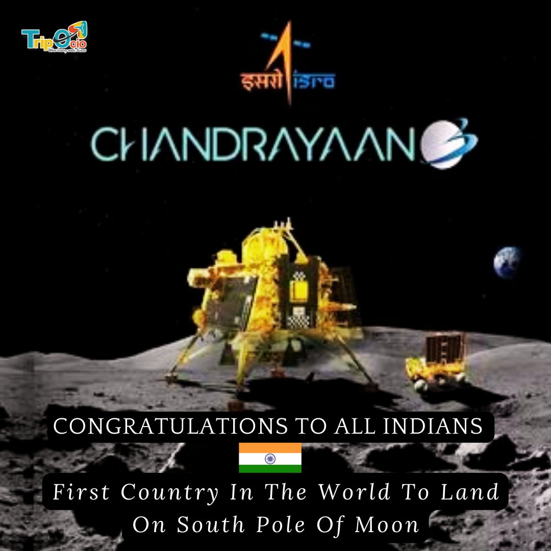 tripociotravel's tweet image. Cycle se Chad tak !! 🌝🚀🛰️🌍🌛
.
.

#isroindia #indiaspaceprogram #indiaspacemission #vikram #VikramSarabhai #chandrayaan3 #Vikramlander #india #isro #chandrayan3 #isro #india #moon #chandrayaan #isromissions #space #isroindia