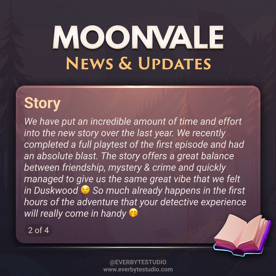 EverbyteStudio's tweet photo. News News News ❤️ #Moonvale https://t.co/uZAeDwBhrW