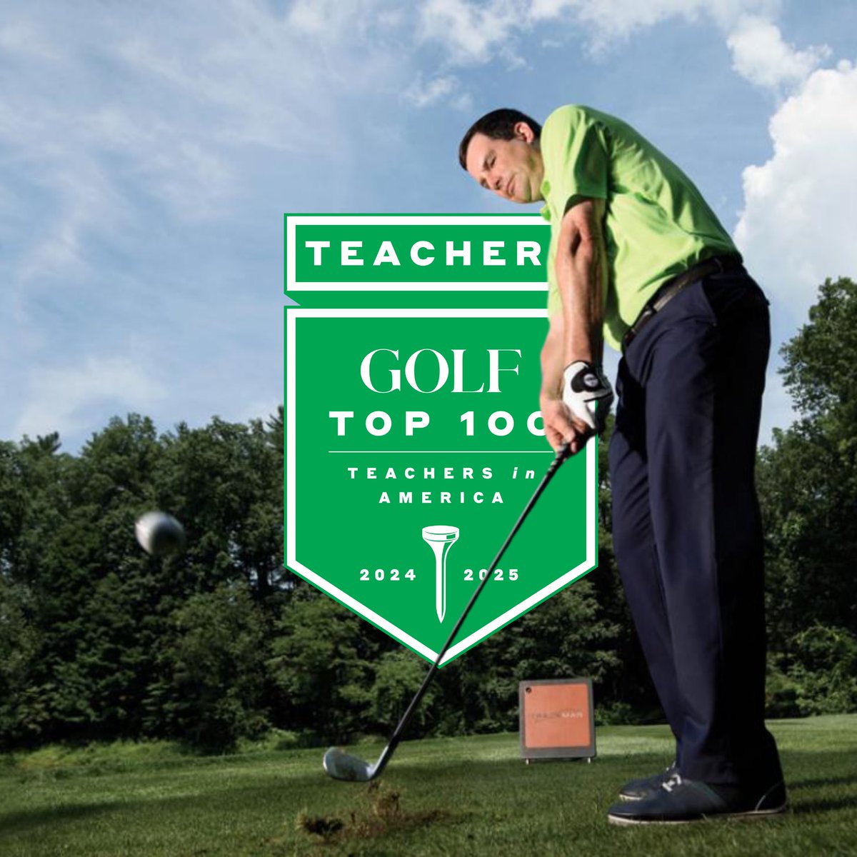 I am honored &amp; proud to have been selected again as a GOLF Magazine Top 100 teacher in America. I want to thank the wonderful members of Sleepy Hollow CC for their unwavering support, &amp; entrusting me to guide them towards success on the green!