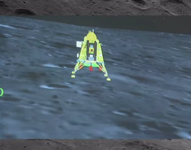 Mahendra_164's tweet photo. Successful Soft landing..
Congratulations to @isro
#Chandrayaan3 
#Chandrayaan3Landing https://t.co/dNvqCPVI60